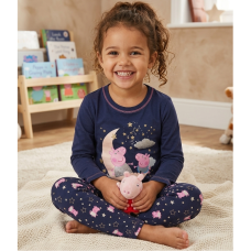 MSX249: Girls Peppa Pig Pyjama (2-8 Years)